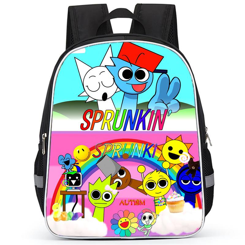 Rhythm Box Sprunki Hra Anime Batoh Studentský Školní Taška Počítačová Taška