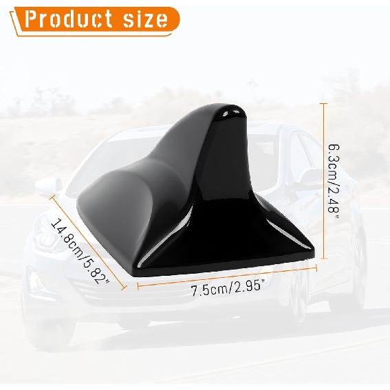 Shark Fin Antenna Cover Compatible with for Elantra Sedan MD 2011-2016,for Hyundai Sonata Sedan YF 2009-2014 w/GPS,for Genesis Sedan BH