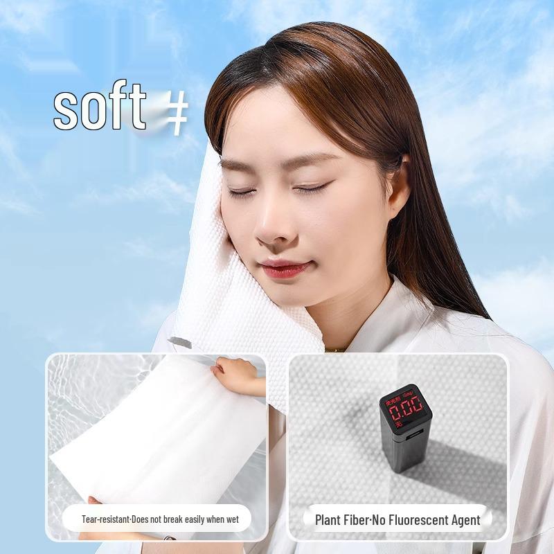 Morandi Compressed Cotton Face Towels: Portable, Thickened, Enlarged, Individually Wrapped for Travel