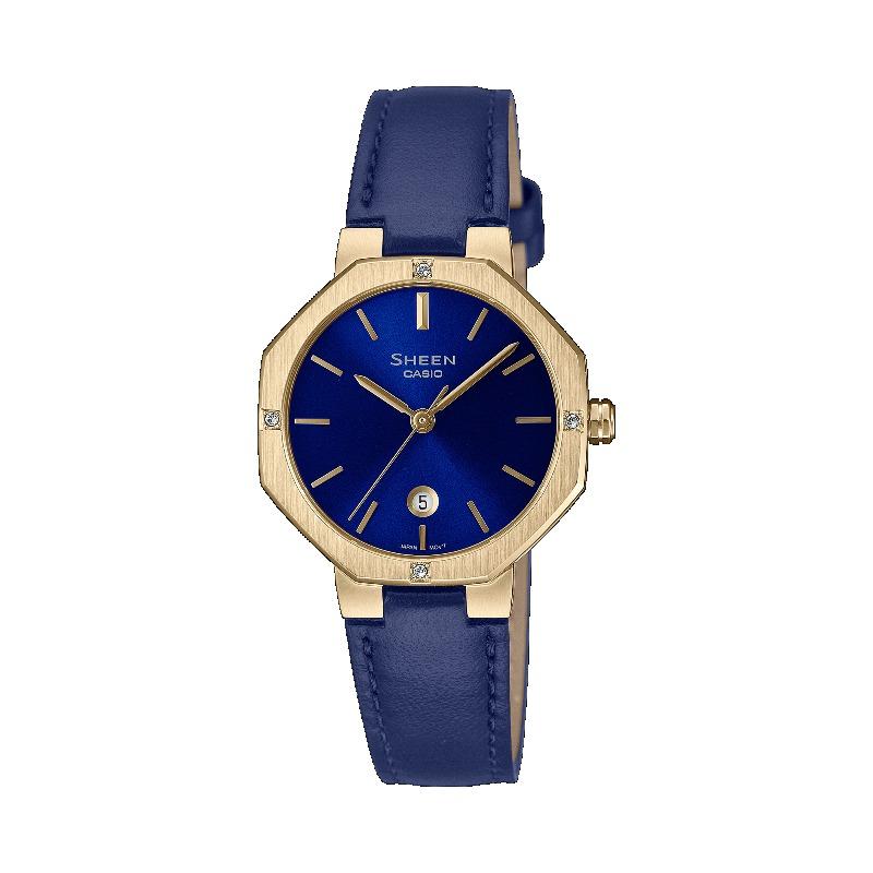 Casio Sheen Women s Stainless Steel 50M Water Resistant Analog Quartz Watch SHE-4543GL-2A золотой