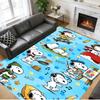 Crystal Velvet Rug Soft Non Slip Indoor Floor Mat Home DecorSnoopy Peanuts