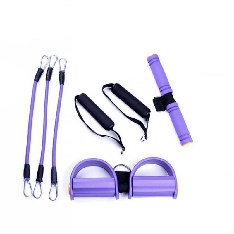 3 Tubes Gym Equipment Sports Pulling Rope