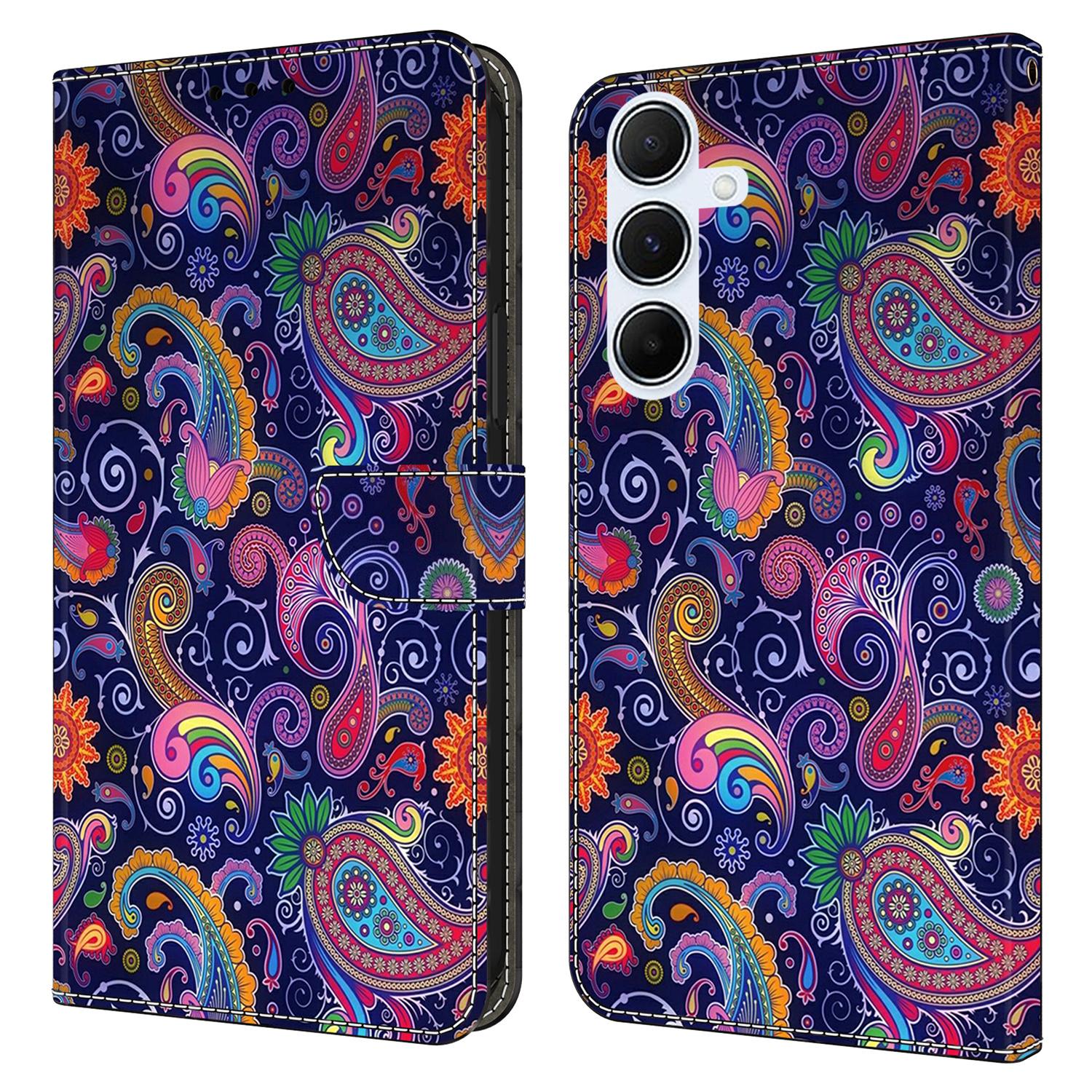 

Для Samsung Galaxy A26 5G Гаманець Чохол З Друком Візерунка Підставка Шкіряний Відкидний Чохол для Телефону Ethnic Vine