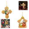 Christmas Nativity Scene Pendant Versatile Accessory Christmas Hanging Ornament for Xmas Home Party Supplies Festival Indoor