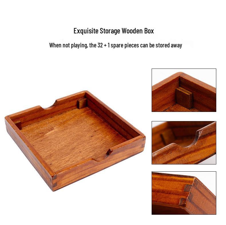 Wooden Children's Classic Diamond Chess Puzzle for Early Education