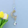 Star and Moon Ceiling Pendant Wind Chime for Living Room & Bedroom