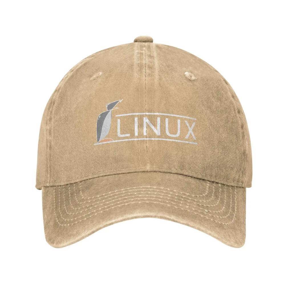 Linux Operating System Tux Penguin Casual Baseball Cap Summer Trucker Hat Sun Visor Hiking Cap Female Male Vintage Baseball Cap