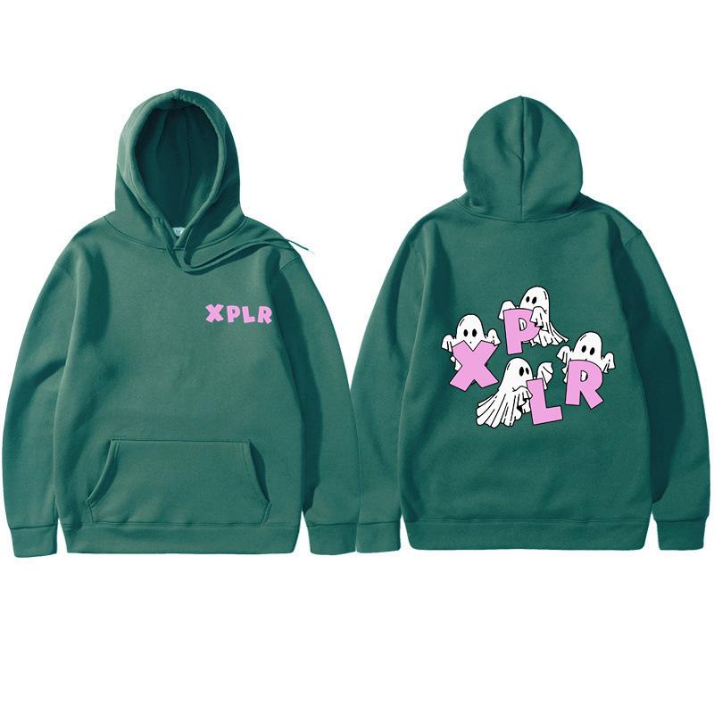 Sam and Colby XPLR Retro Ghost Hoodie - Unisex