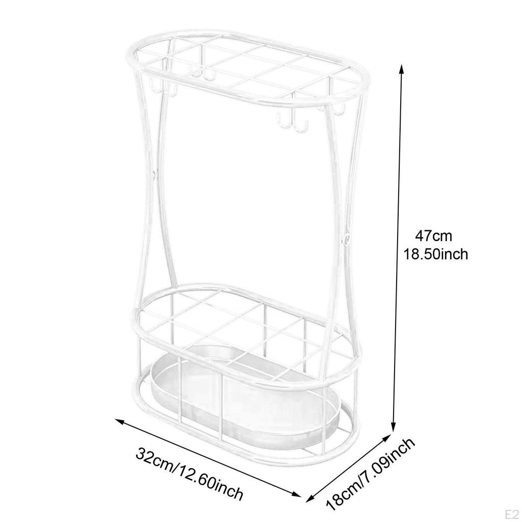 Contemporary Umbrella Storage Solution with Drip Tray