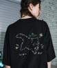 CPGN STUDIO Wild Cat Embroidered Short Sleeve T-Shirt Black