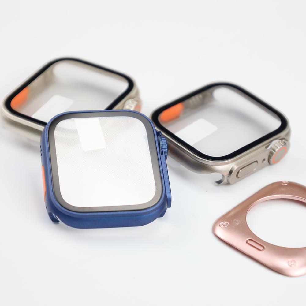 Tempered Glass Cover for Apple Watch Case 45mm 41mm 44mm 42mm Scratch Resistant Protective Cover iWatch Series 8 7 SE 9 6 5 4 3