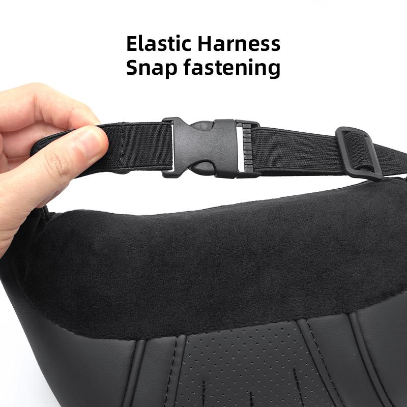 Opel Car Neck Pillow Leather Breathable Soft Headrest Accessories For Corsa Vivaro Junior D Astra Adam OPC Vectra H G C Zafira A