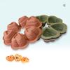 Heart Shape Silicone Cake Mold 6-Cup Non-Stick Baking Pan Soft Heat-resistant Chocolate Mold Reusable Easy Release Cake Mold for Home Kitchen DIY