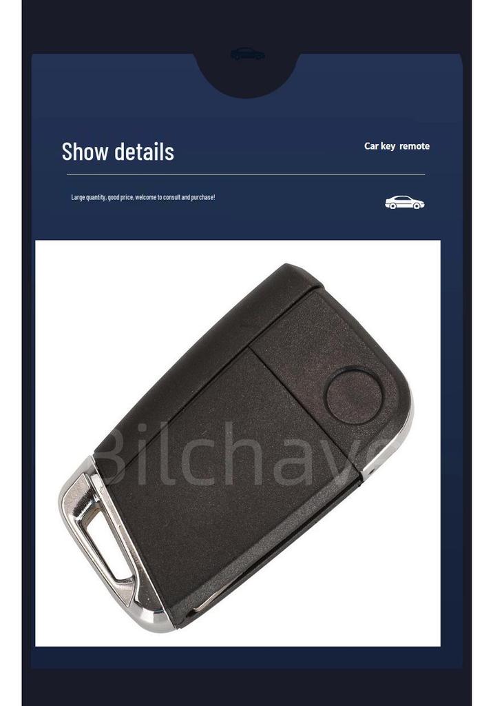 4-Button Folding Car Key Shell for Volkswagen Seat Ibiza Skoda Superb Golf