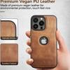 Custodia per telefono in pelle ultra sottile per iPhone 14 13 12 11 Pro Max XS XR X SE 7 8 Plus antiurto paraurti morbido cover posteriore aziendale