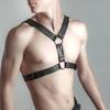 Harness for Men Strap Costume Sexy Shoulder Bondage Chest Lingerie Pu Leather Belt Erotic Hollow Gay Clothing for Adult Sex