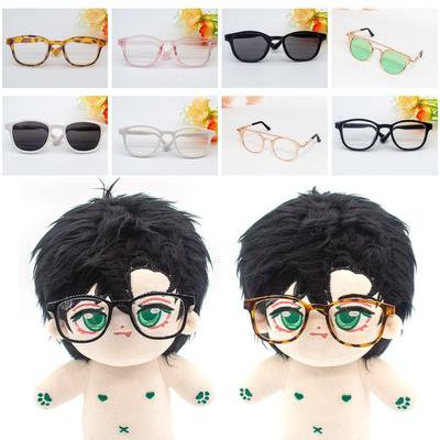 For 1/31/4 BJD For 15cm/20cm Dolls Fashion Glasses Clothes Plush Doll Eyeglasses Cute Frame Glasses