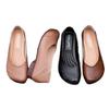 Large Size Single Shoes Women's 2026 Spring and Autumn New Style Commuting Flat Bottom Square Head Shallow Mouth Casual Comfortable Lazy Shoes
