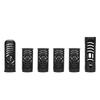 Aquarium Heater Protectors Heating Rod Sleeve Guard Black Plastic Protective Cover with Suction Cups for Fish Tanks