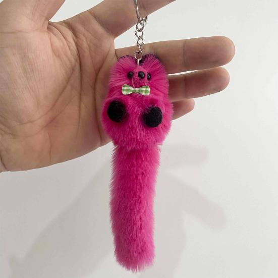 Keychain Pendant Plush Cartoon Bear Charm Key Chain Versatile Key Holder Backpack Car Key Accessories