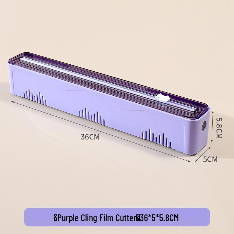 Adjustable Cling Film Cutter with Double Sliding Blade