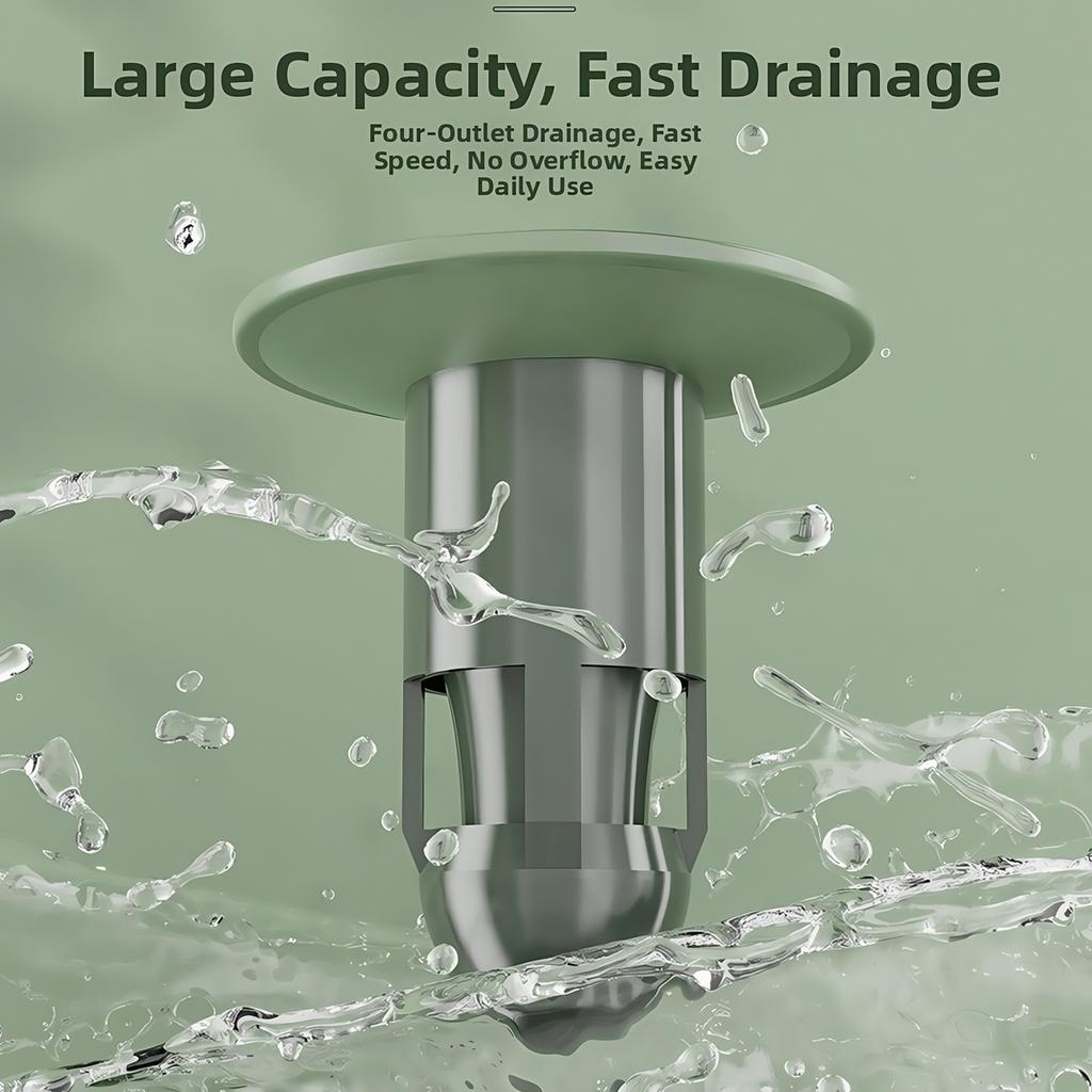 1PC Bath Shower Floor Drains Downpipes Silicone Anti-odor Pest Control No Standing Water Toilets Bathrooms Kitchens Floor Drains