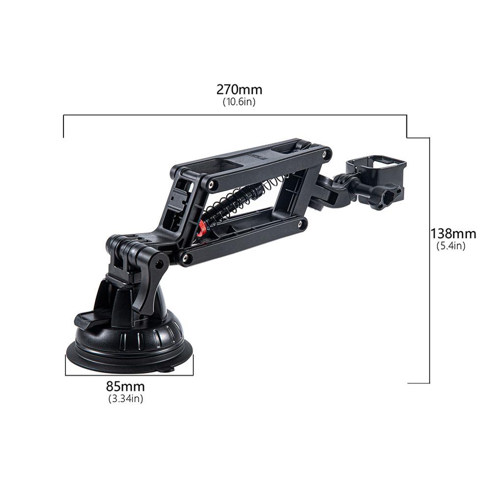 1pc Camera Bracket Anti Shake Z-axis Holder Stabilizer For DJI OSMO Pocket 3/Insta360 X4 Camera Accessory Car Suction Cup Mount