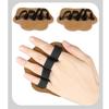Breathable Finger Sports Palms Protectors Grip Pad For Fitness Training Cowhides Leather Construction Light Support