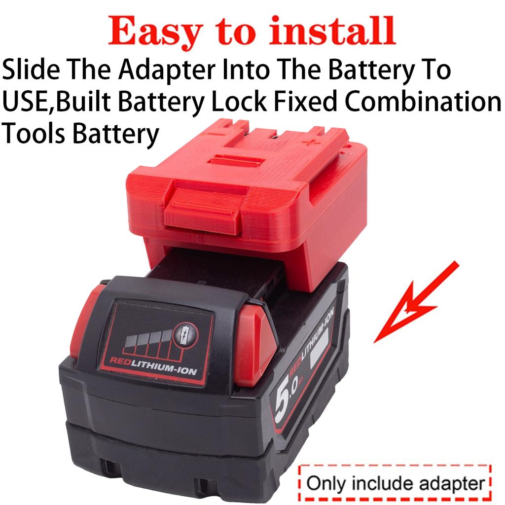 Adapter Converter For Bosch 18V Li-ion Tool To Milwaukee 18V Li-ion Battery Adapter Converter Power Tool Accessory