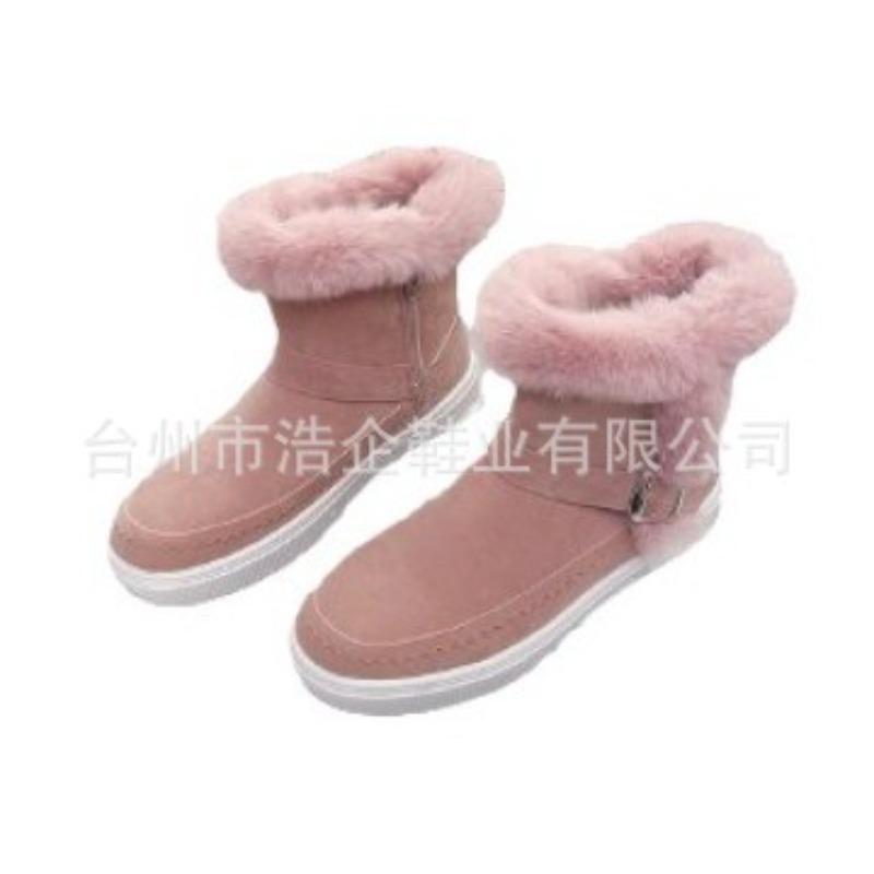 Shoes new velvet women's Martin boots snow winter short boots can be thickened snow boots