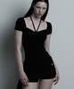 ILLIO Black Giselle Gathered Top