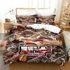 Top Baki Hanma Beding Set Single Twin Printed Bed Linen Set With Pilowcase Bed Soft Duvet Cover Soft Single Double Quen Super King-Sized Dimensionsd