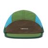 Clakllie Umpire Cap Men Women Lightweight Water Repellent 5 Panel Short Brim Brown Army Green