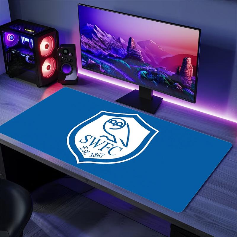 Sheffield Wednesday F.C Print Cushion Non-slip Laptop Tablet Big Mousepad XXL Mat Mini PC Playmat With Lock edge