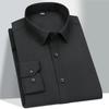 Camisas de vestir clásicas de manga larga y corte estándar para hombre, camisas formales, de negocios, sociales, de diseño básico simple, camisas informales blancas para el trabajo y la oficina