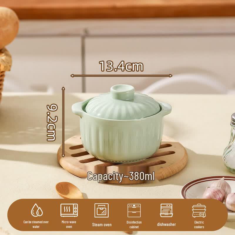 Ceramic Double-Ear Stew Pot