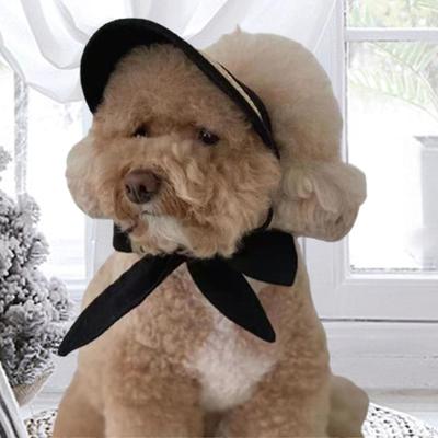 Pet Visor Cap Baseball Adjustable Drawstring Beach Party Hat, Summer Hat for Riding Hiking,