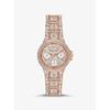 Mini Camille Pavé Rose Gold-Tone Watch MK6997