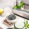 Sawtooth Anti Scalding Fireproof Fly Ash Safe Mosquito Incense Box with Automatic Incense Separators and Lids Storage Holder