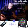 RGB Stage Uplights 36 LED Par Lights 4PCS, DMX Remote Sound Control for Disco, Wedding, Birthday, Club, Christmas