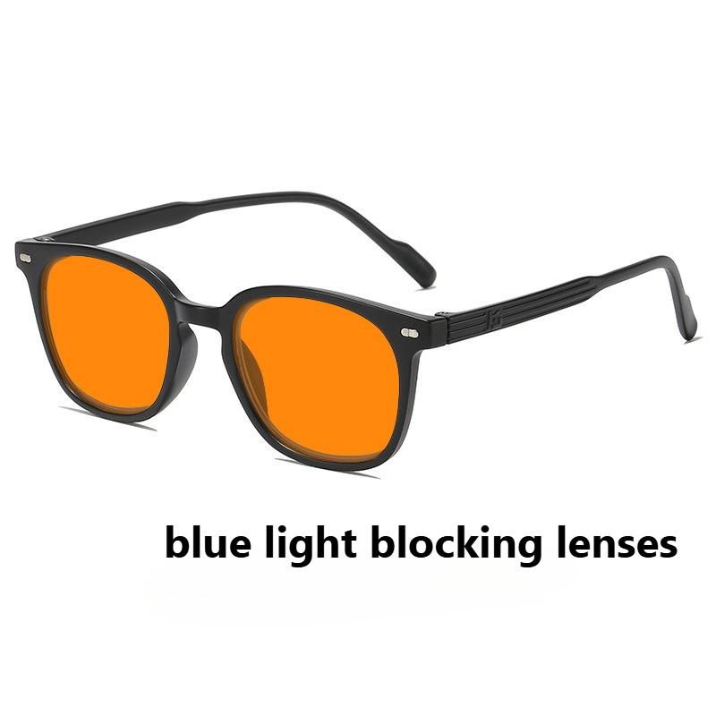 Retro Anti Blue Light Glasses with Orange or Red Lense for Mobile Computer Competitive Games Eye Protection Night Vision Goggles