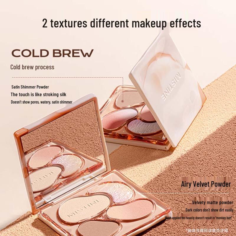 Mistine Kávové mléko Vše v jednom Paleta pro make-up obličeje