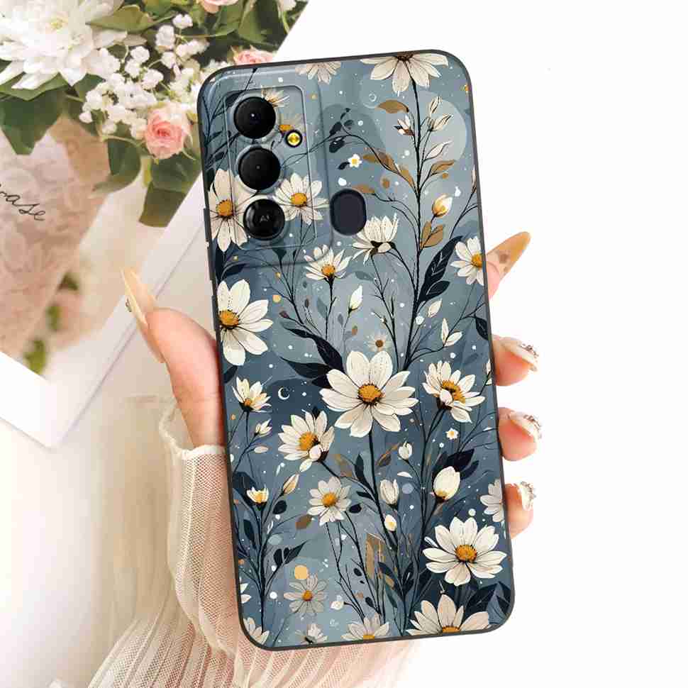 For Tecno Pop 6 Go BE6j Case Simple Style Silicone Shockproof Back Cover Coque For Tecno Pop6 Go POP 6 GO Phone Bumper Shell