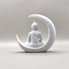 1-Piece Set of Buddha and Moon-Shaped Ornaments, 3D Printed, Cross-Border Hot-Selling Item, High Aesthetic Creative Desktop Deco