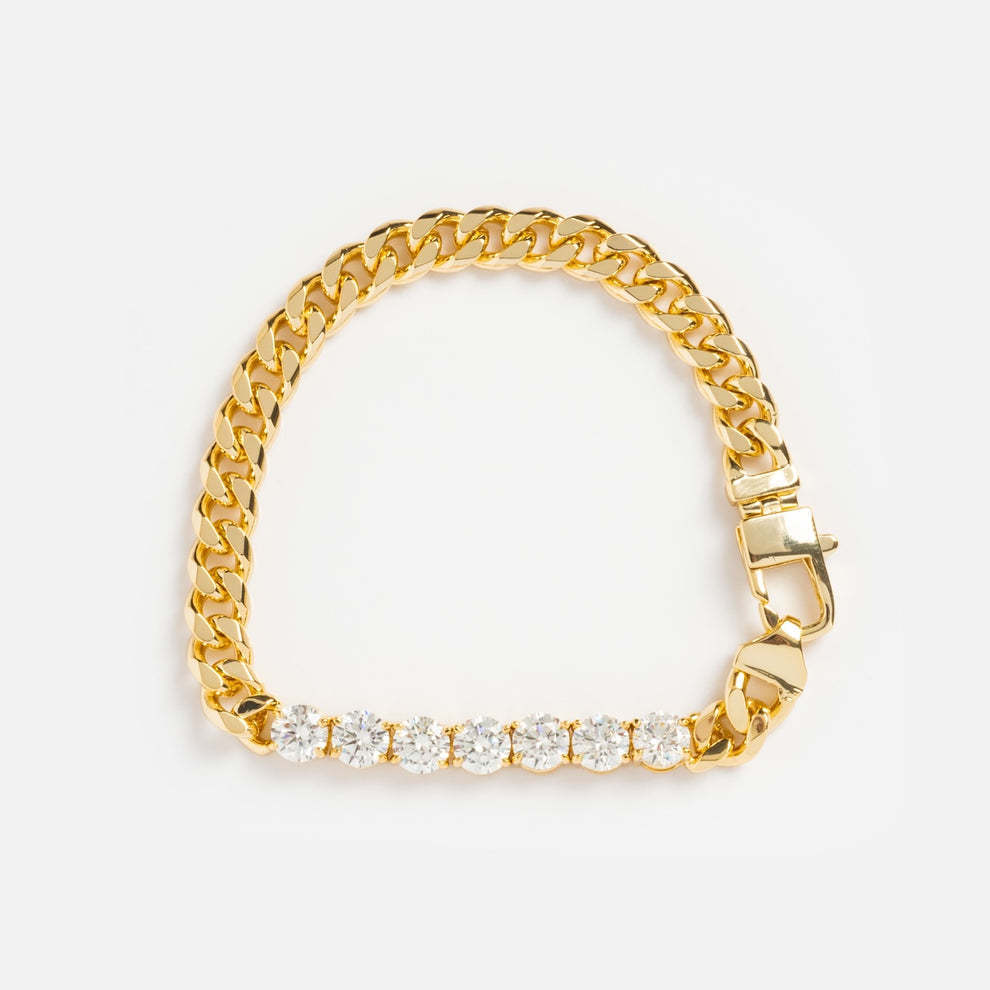 

Copper Color-Preserving Hip-Hop Personality Trend With Diamond Short Necklace Blogger With The Same Jewelry