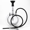 High Quality Acrylic Shisha Water Pipe Shisha Metal Tongs Hookah Single Hose Narguile Chicha Transparent Hookah Set