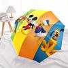 1pc Mickey, Pluto Automatic Folding Umbrella - Portable Foldable Design with 8 Ribs, Durable Plastic & Iron Frame, Outdoor Umbrella yy250731057