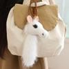Year of the Horse Akhal-Teke White Horse Plush Keychain - Small Pendant Toy & New Year Gift