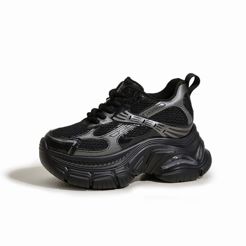 Platform dad shoes women's 2025 autumn and winter new fashion air cushion versatile casual sports shoes inner height increase women's shoes