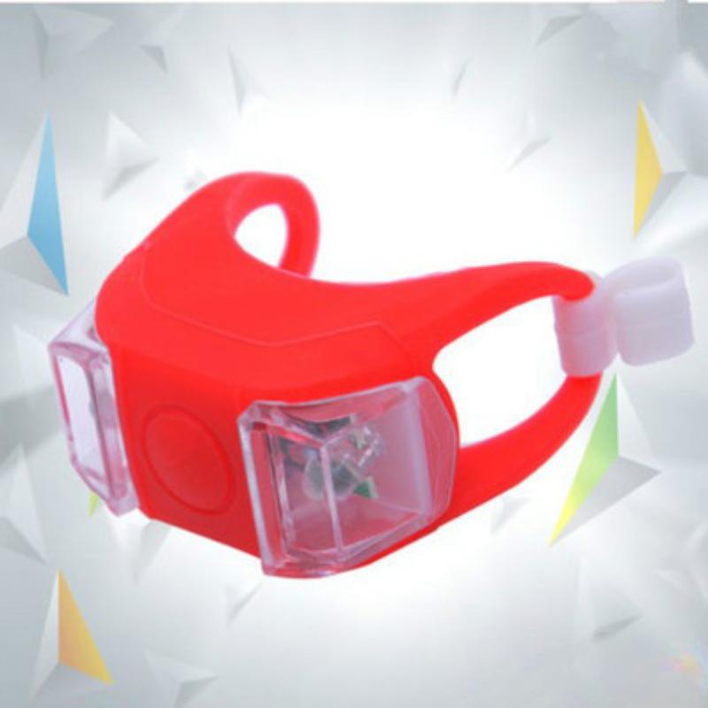 Led Silicone Mountain Bike Bicycle Front Rear Lights Push Cycle Light Clip Bycicle Accessories Bike Accessories